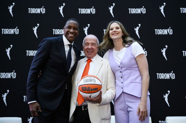 WNBA expansion team Toronto Tempo reveal their uniform for debut season