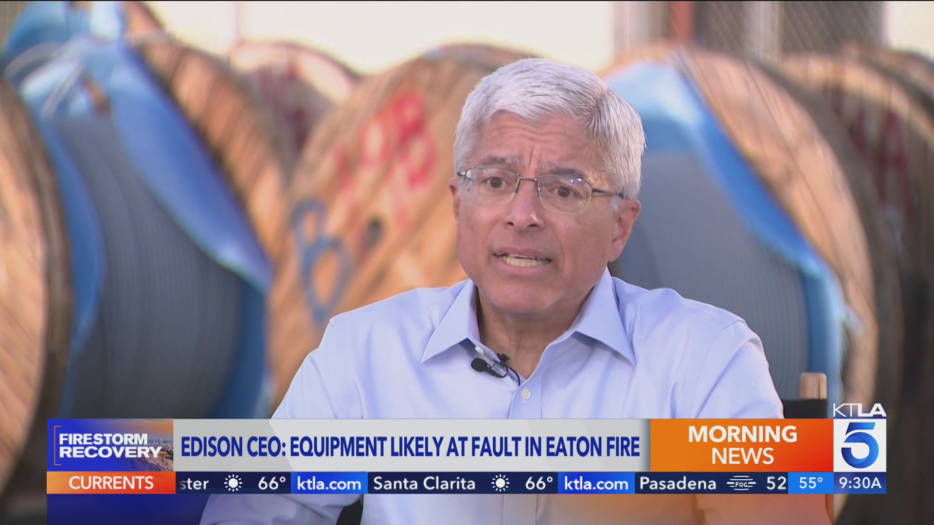 Power company CEO indicates fault for Eaton fire