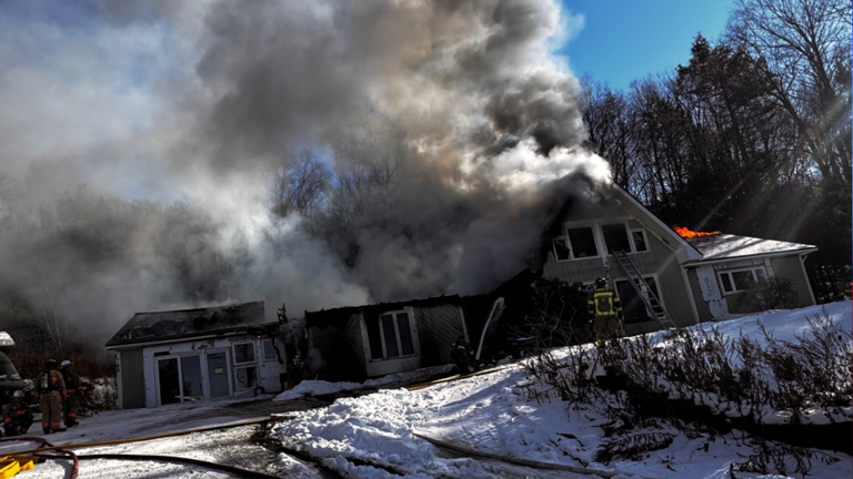 Two families displaced following house fire in Chesterfield
