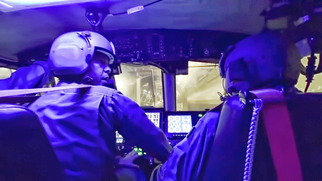 LCAC amphibious vehicle • cockpit view during Talisman Saber