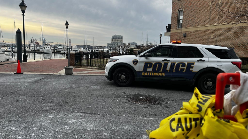 Elderly man dies after being pulled out of Baltimore's harbor