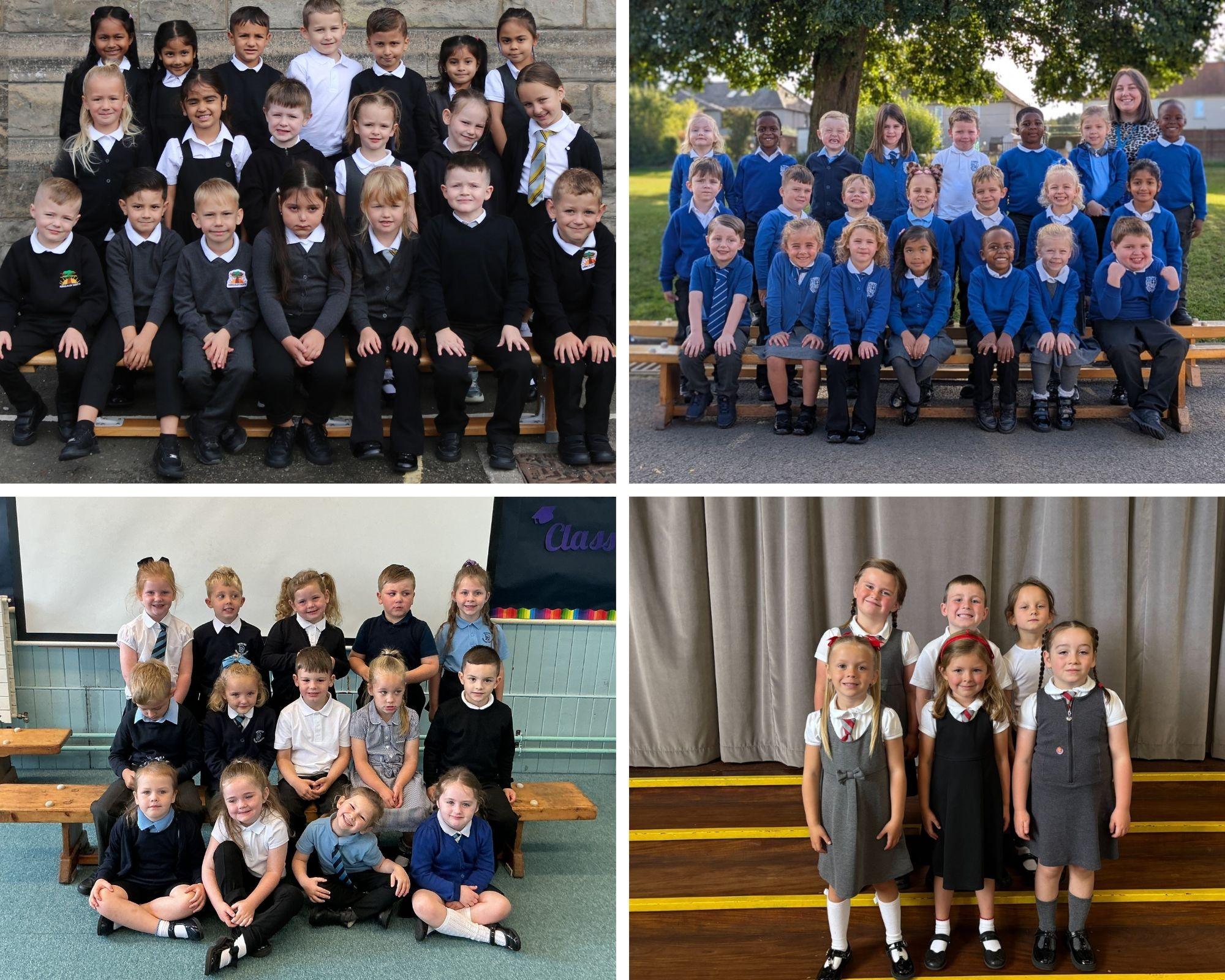 The 2025 P1 class pictures from schools across the Kirkcaldy area