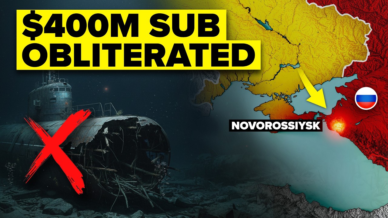 Ukraine sinks $400M Putin’s sub in a world-first underwater drone strike<br><br>