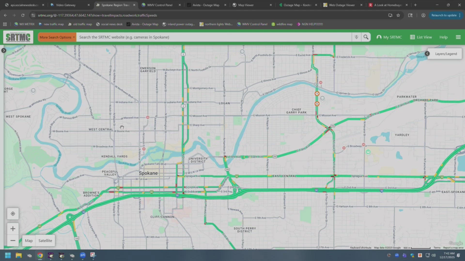 Spokane County gives updates on road conditions as strong winds hit the ...