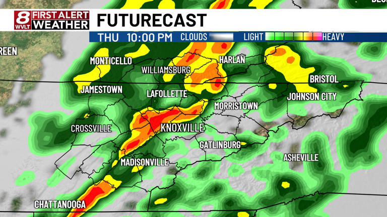 Rain and gusty winds for Thursday