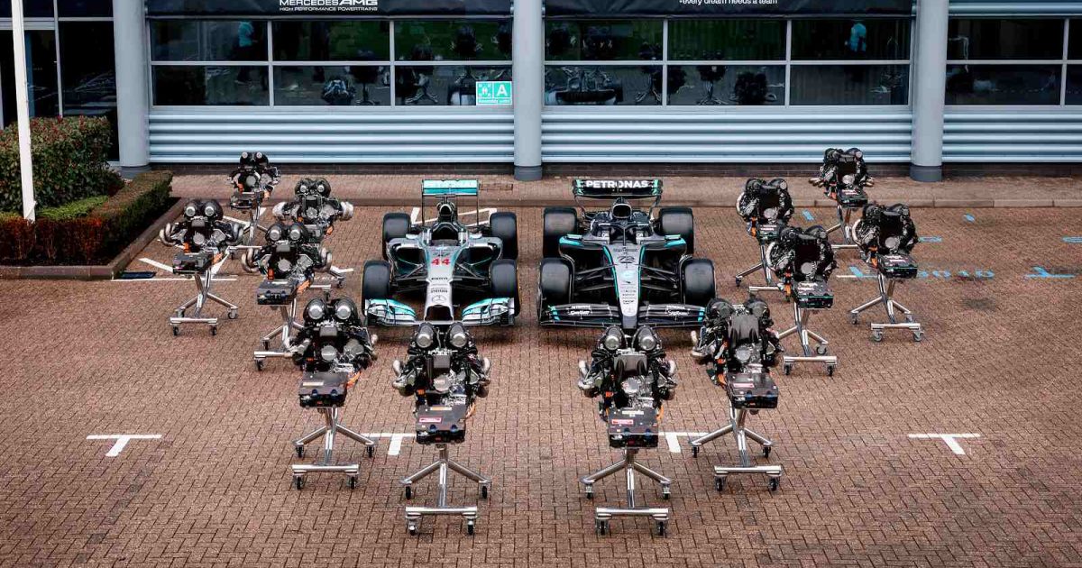 Mercedes breaks cover on era-defining power unit in team celebration