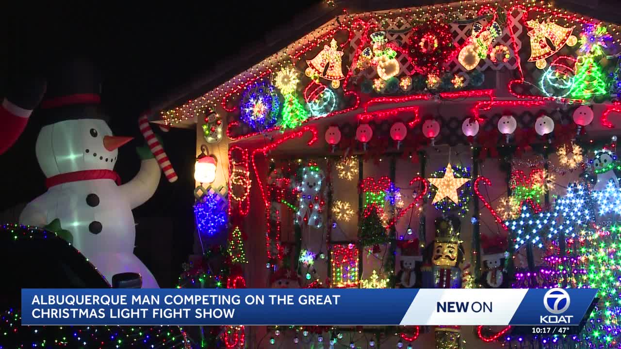 Albuquerque's Mr. Christmas competes on ABC's holiday light show