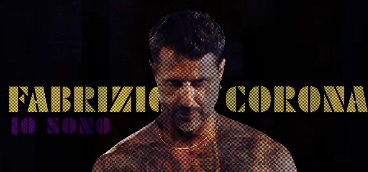 Un frame del trailer di Fabrizio Corona – Io Sono Notizia, la docuserie in cinque episodi in arrivo su Netflix dal 9 gennaio (foto Ansa).