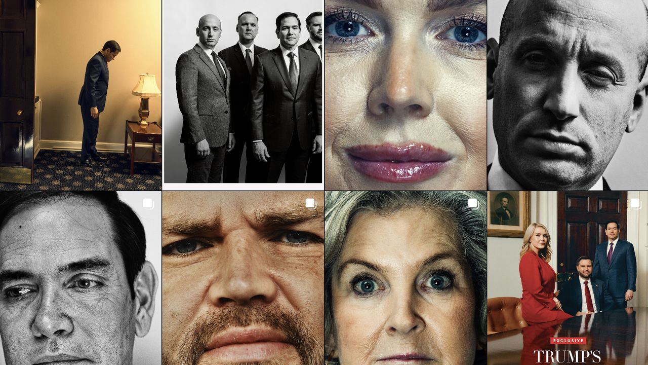 The is furious over the Vanity Fair Trump portraits