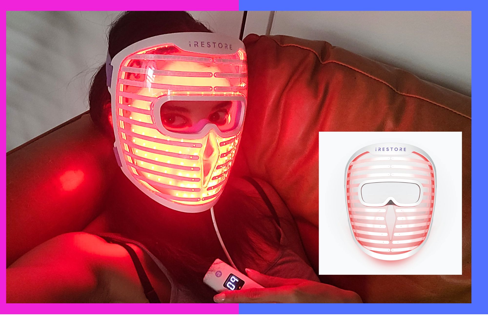 I tested iRESTORE’s Illumina face mask — one week in, I’m glowing