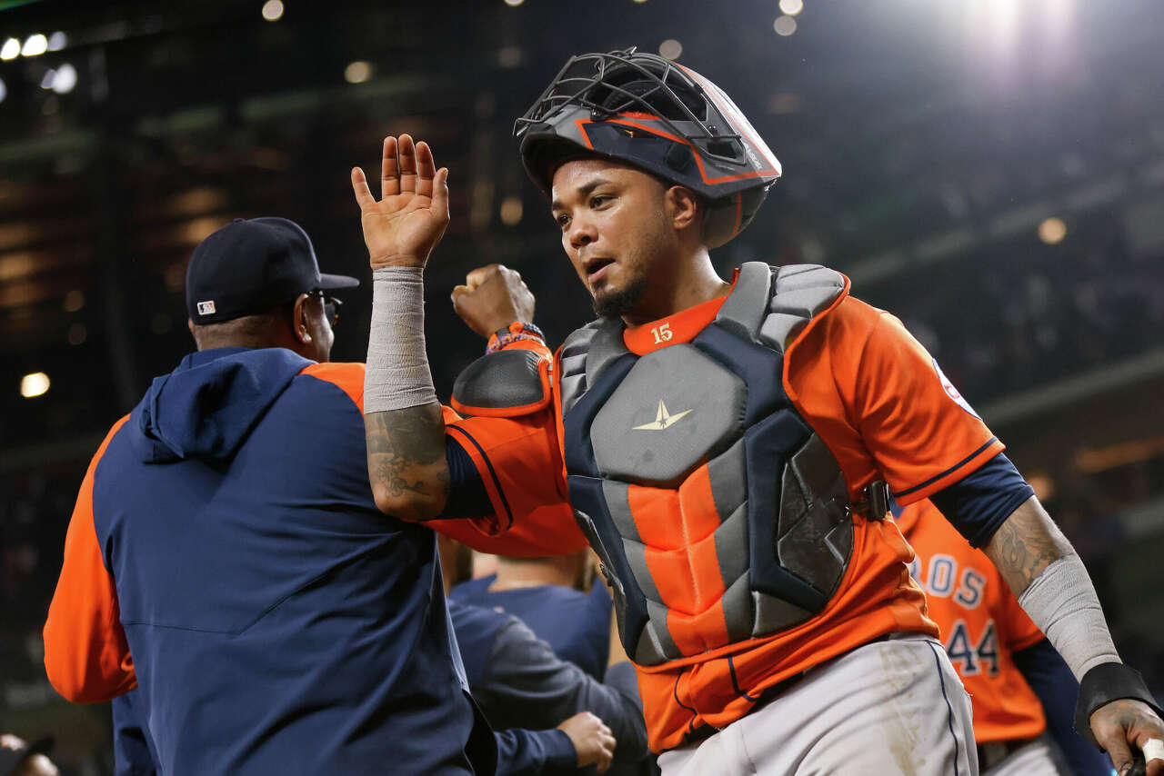 Former Astros catcher Martin Maldonado has a new MLB home, though not as a player. (Ron Jenkins/MLB Photos via Getty Images)