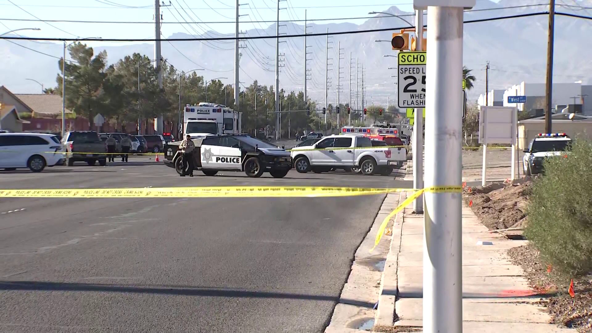 Police investigate officer-involved shooting in North Las Vegas