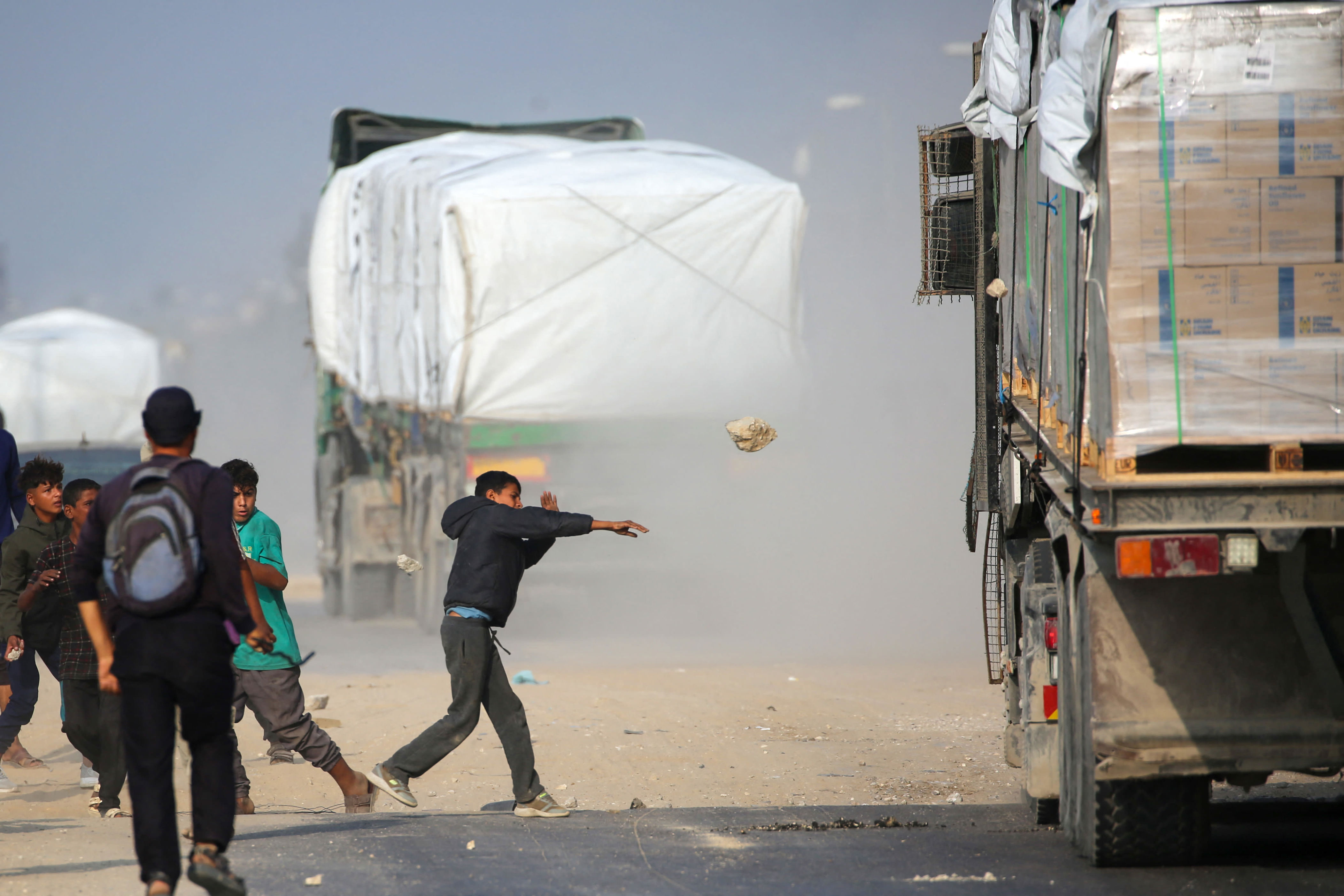 Between 600 to 800 aid trucks entering Gaza daily since start of ...
