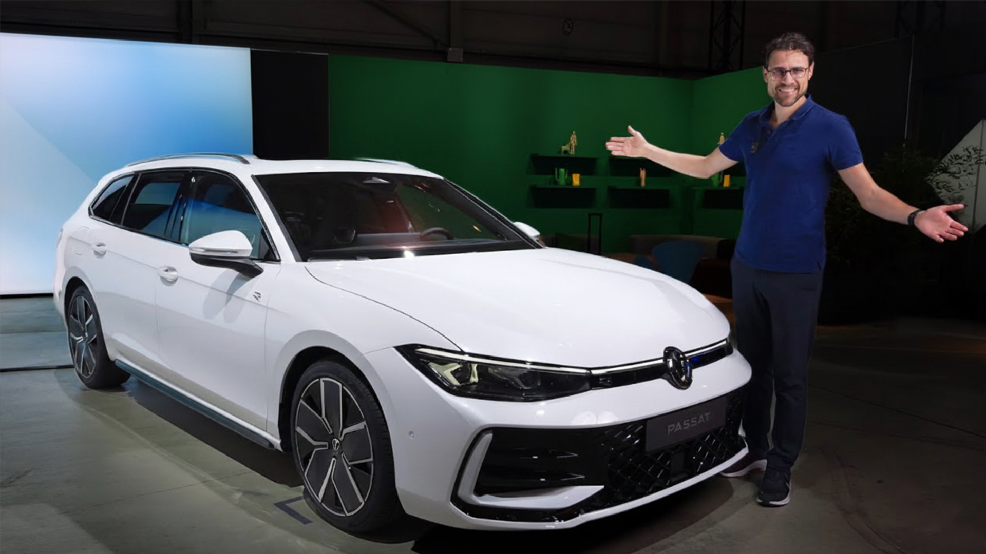 How close is the Passat B9 to premium rivals?