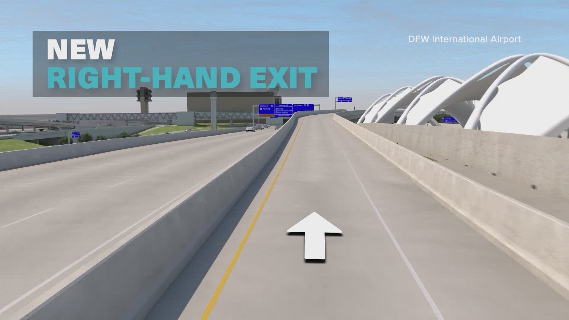 DFW Airport's new Terminal A access road to open ahead of holiday rush