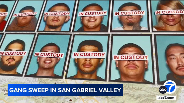 16 members of local gang linked to Mexican Mafia arrested in sweep in ...