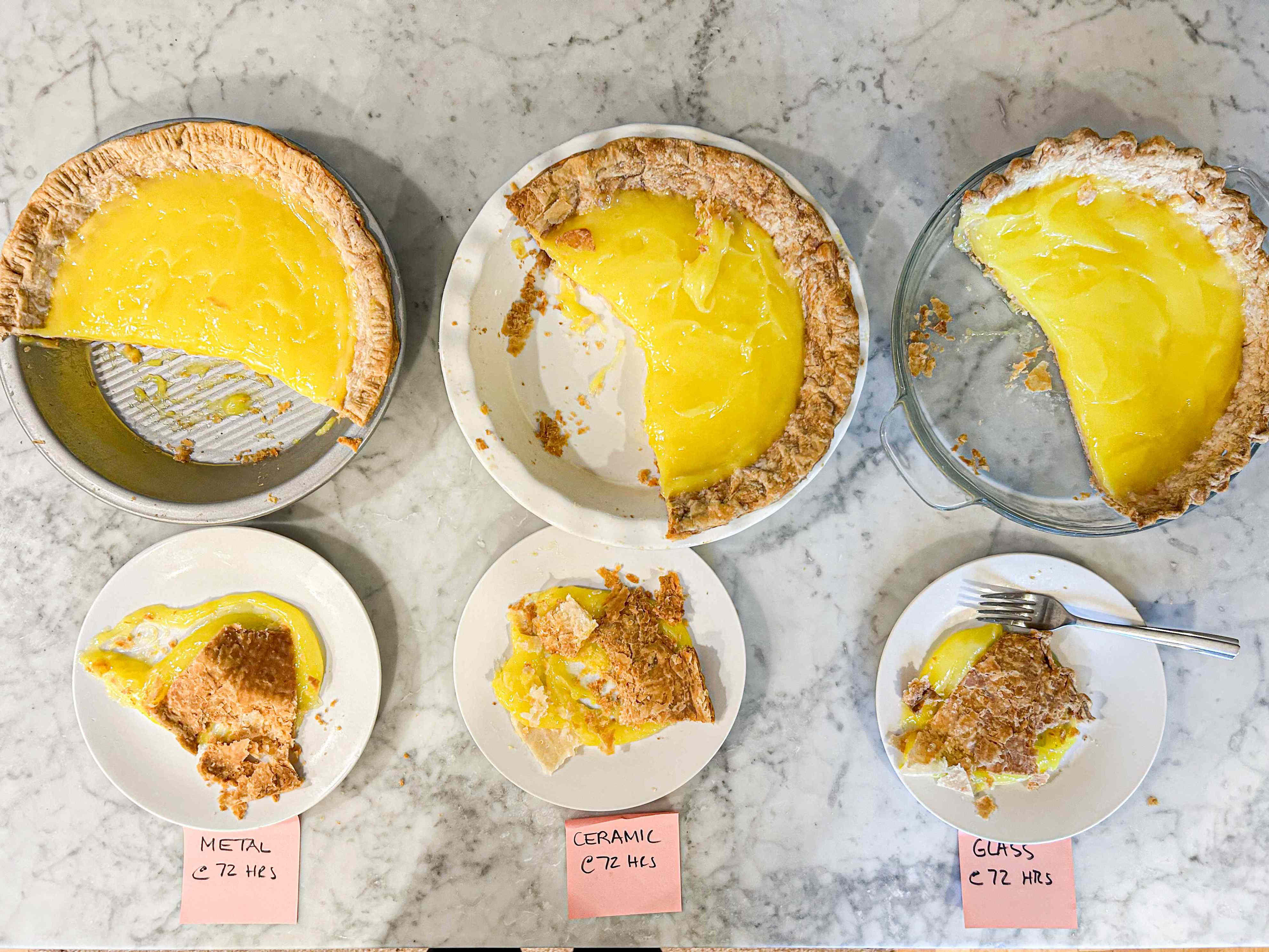 I baked the same pie crust in metal, glass, and ceramic—here’s the ... - Here Crusted Metal