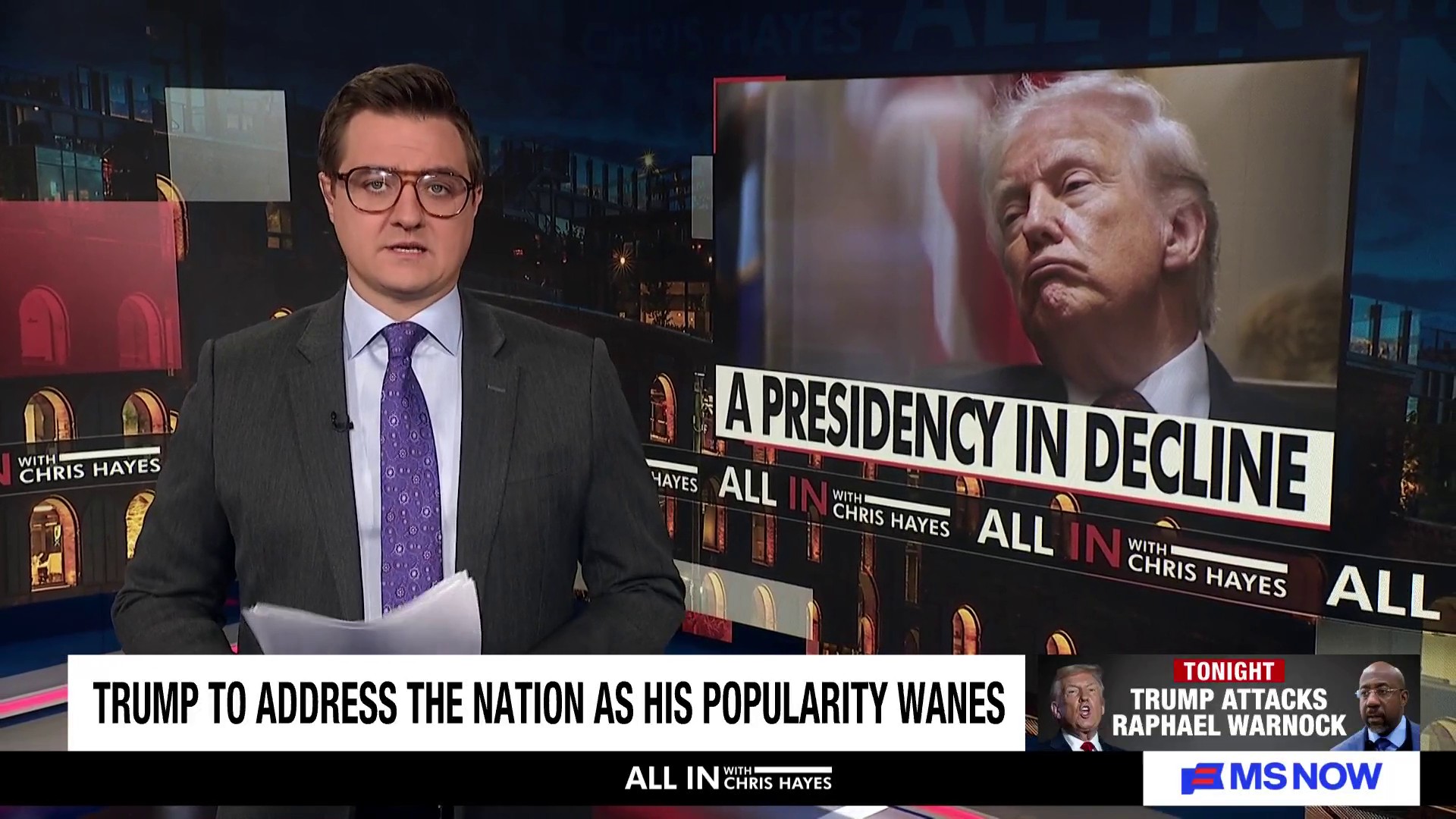 'Desperate': Hayes says unpopular Trump can't 'talk his way out of' this
