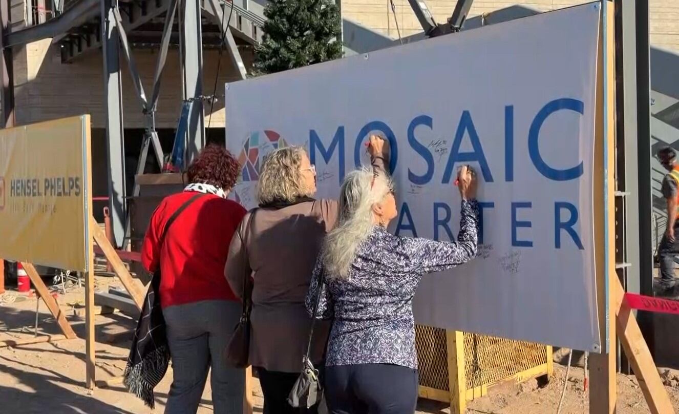 Construction milestone for Mosaic Quarter iceplex