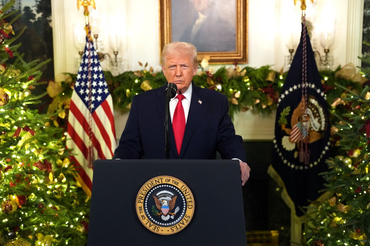 Trump holds national address to blame Biden for the economy