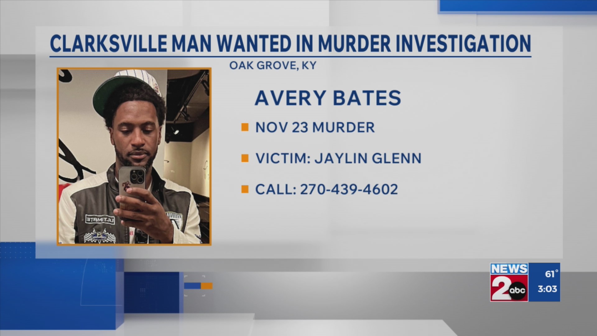 Clarksville man wanted following deadly shooting in Oak Grove