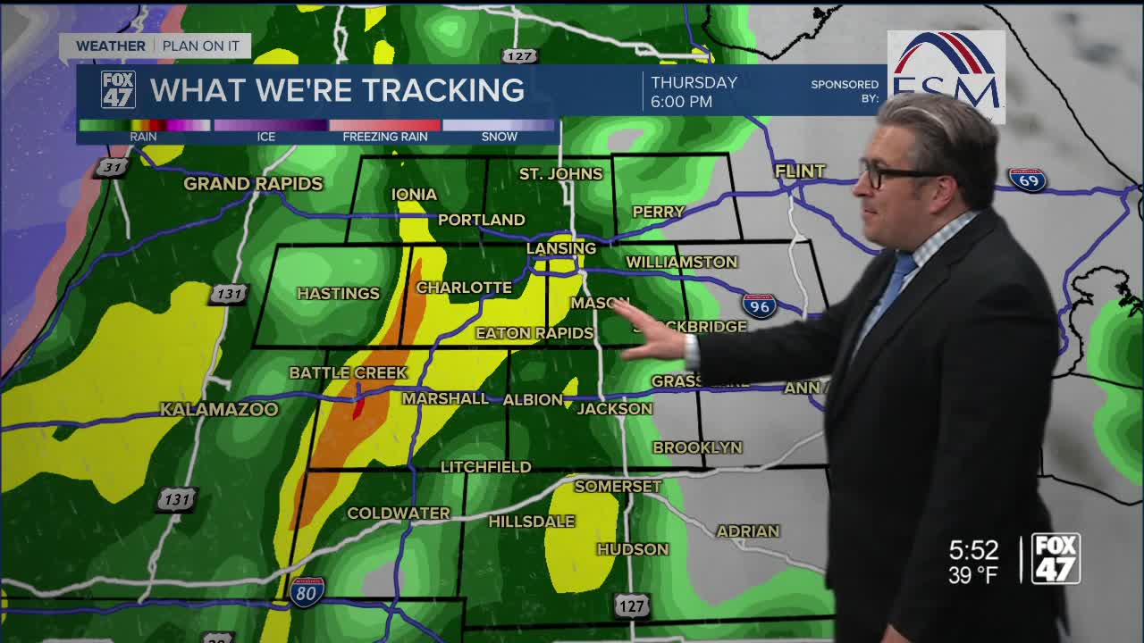 Fox 47 evening forecast - 12/17/2025