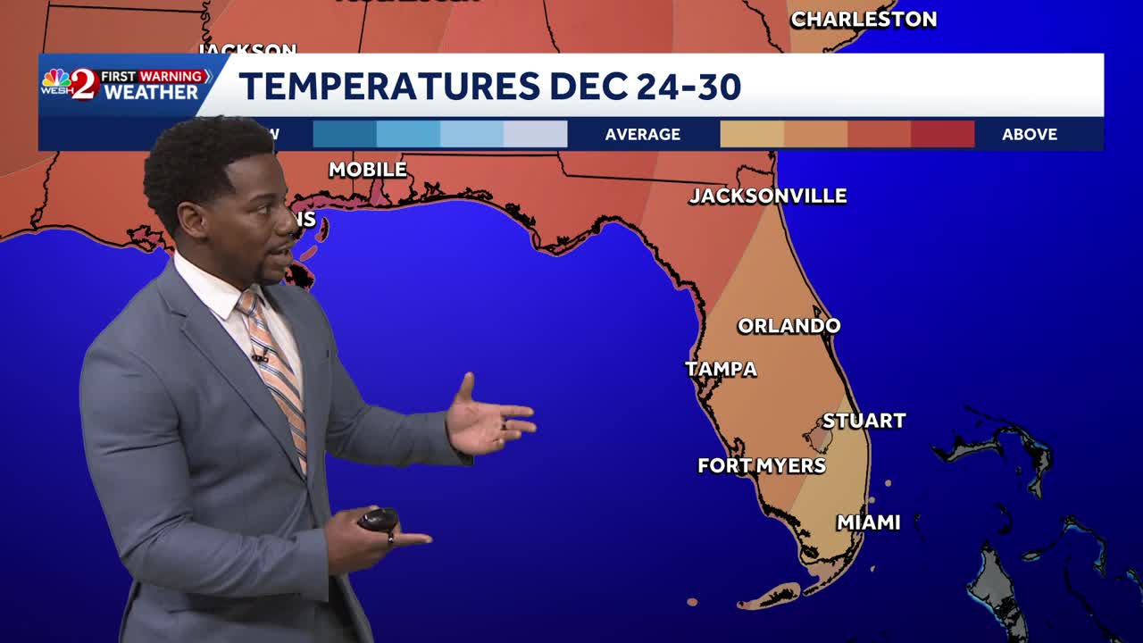 Warming holiday forecast | Central Florida is heating up nicely before ...