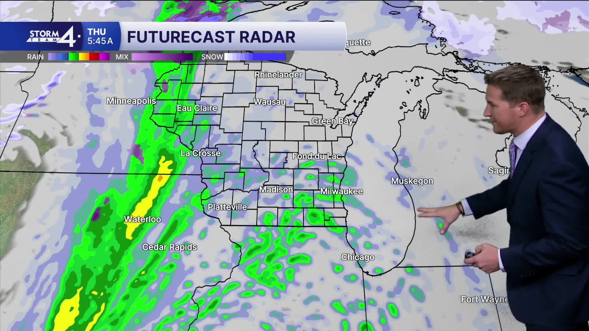 Southeast Wisconsin weather: Mostly rain on Thursday