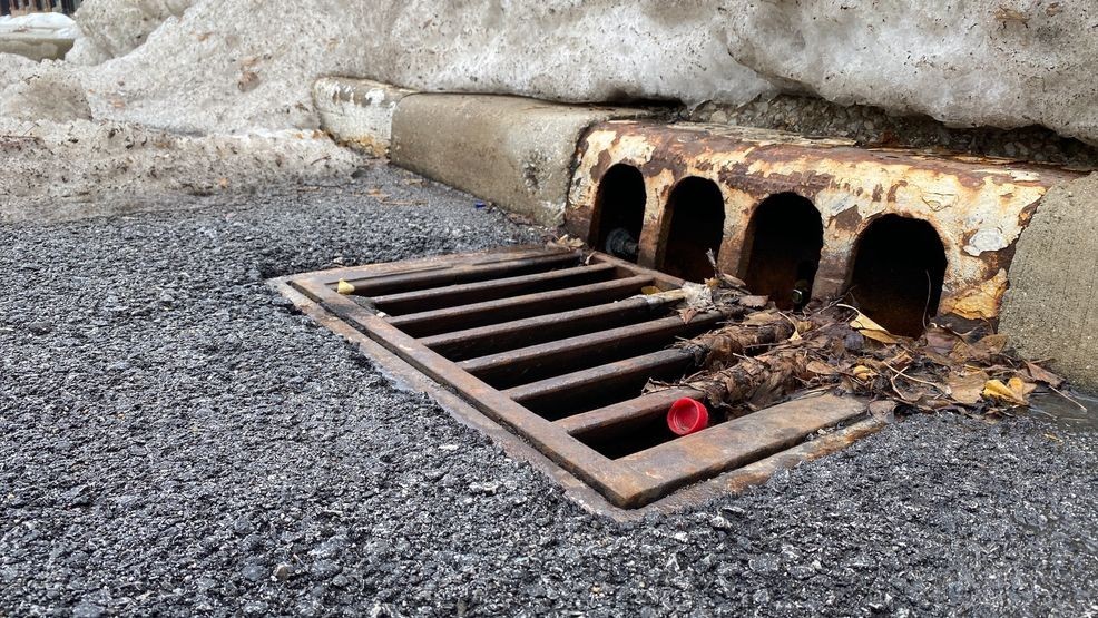 Melting snow could cause clogged storm drains as temperatures warm