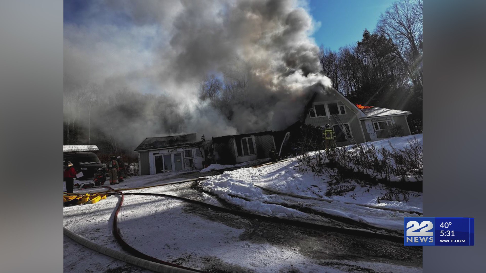 Two families displaced following house fire in Chesterfield