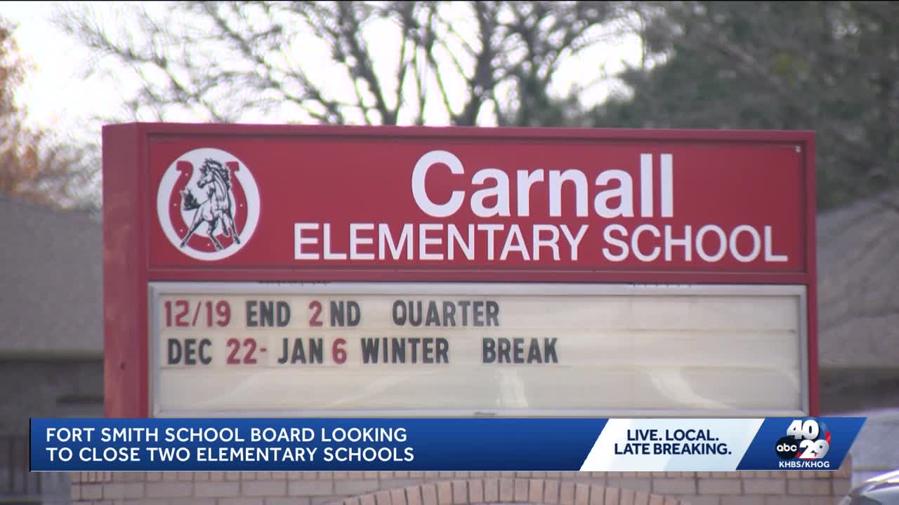 Fort Smith School Board looking to close two elementary schools