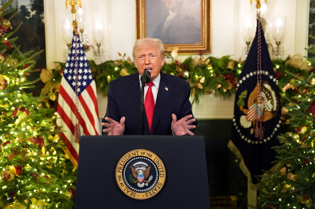 Donald Trump uses primetime address to insist "Inflation is stopped" and "Prices are down" - and to blame much on Joe Biden<br><br>