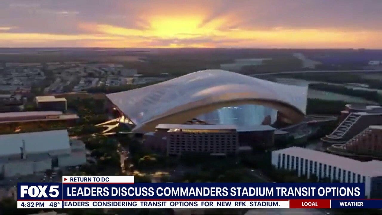 DC leaders discuss transit options for Commanders' new stadium