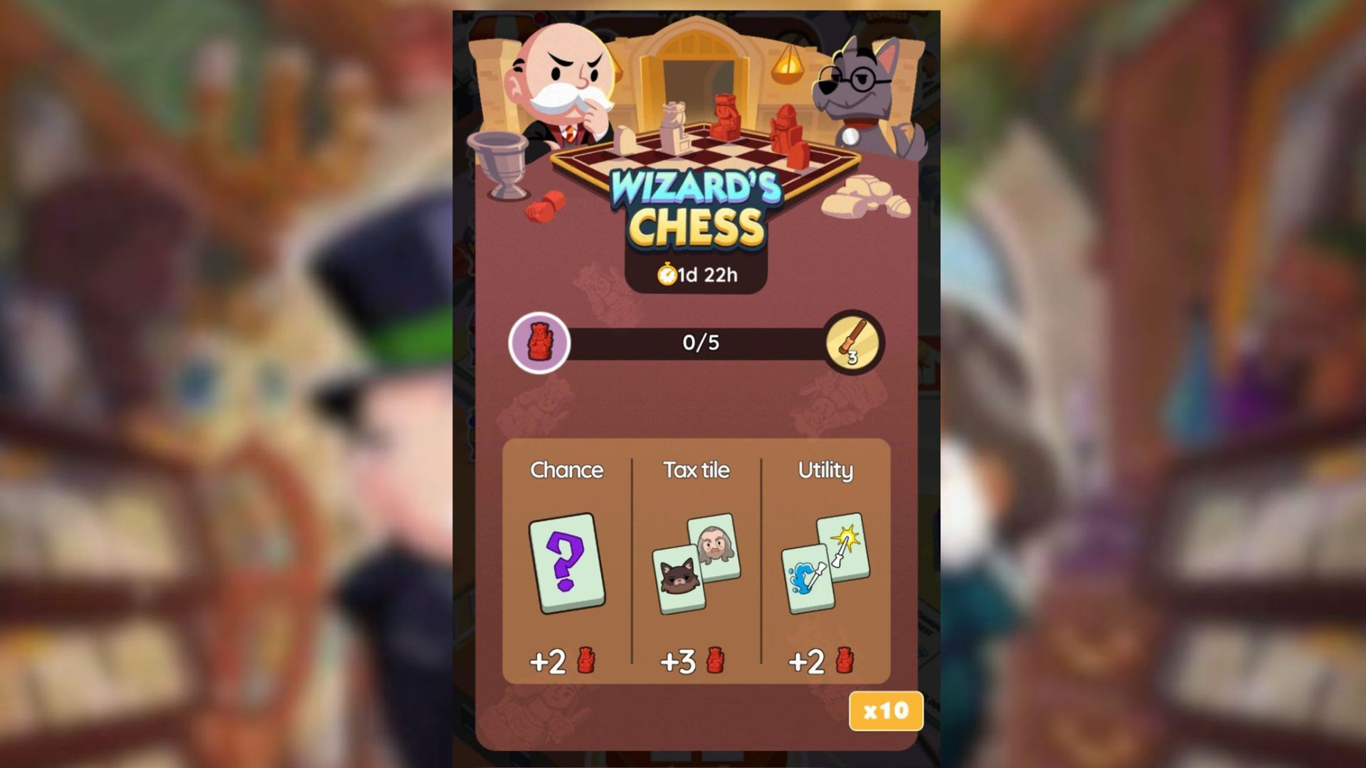 Monopoly GO: Wizard's chess rewards and milestones
