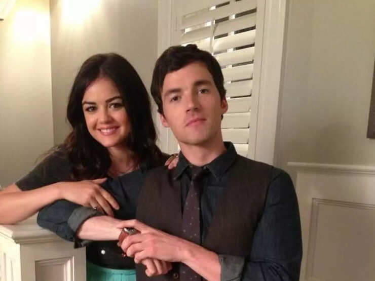 Pretty Little Liars stars Lucy Hale & Ian Harding reunite, say 'it’s ...