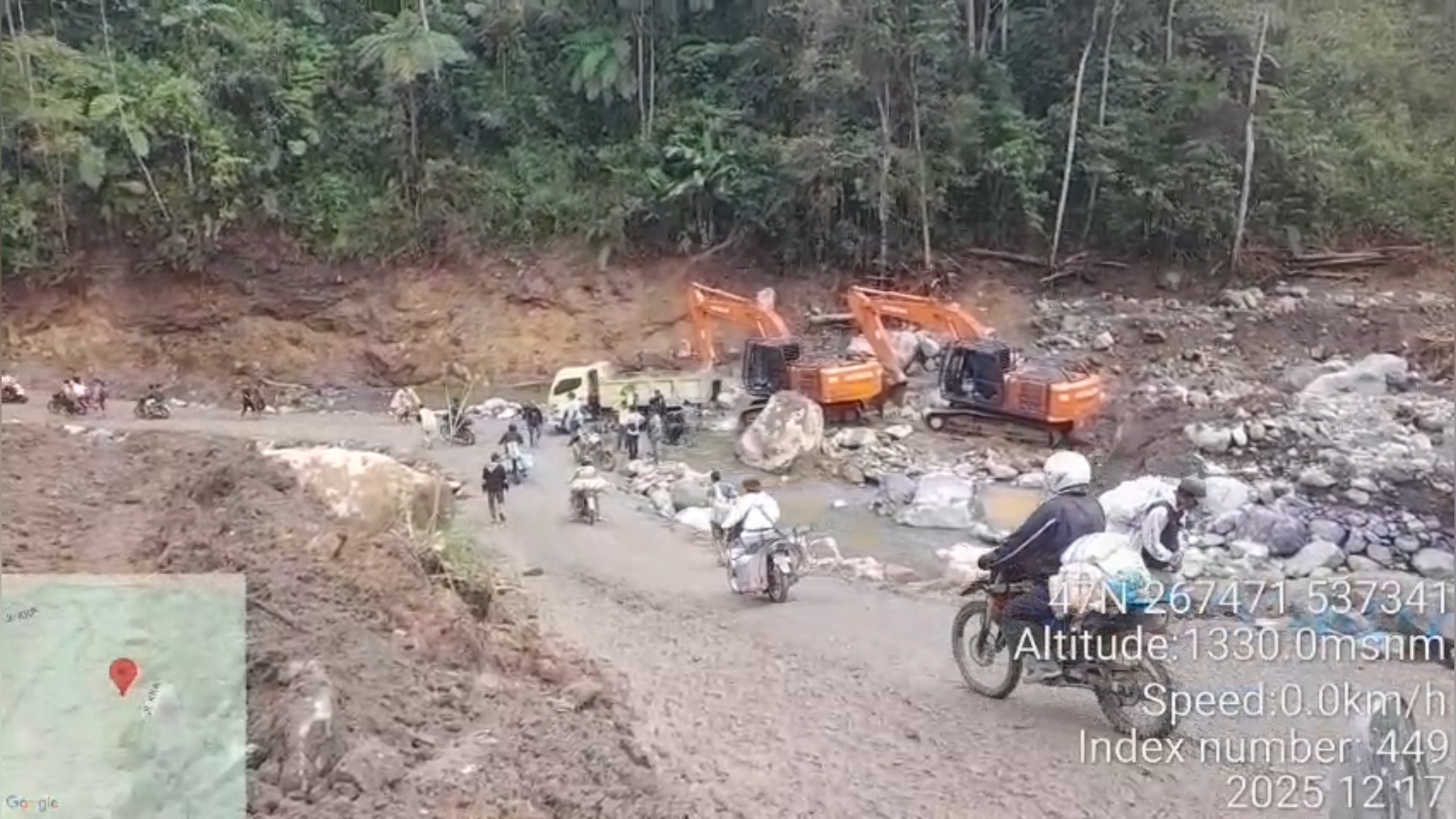 Jalan Simpang KKA–Bener Meriah pulih, logistik kembali berjalan