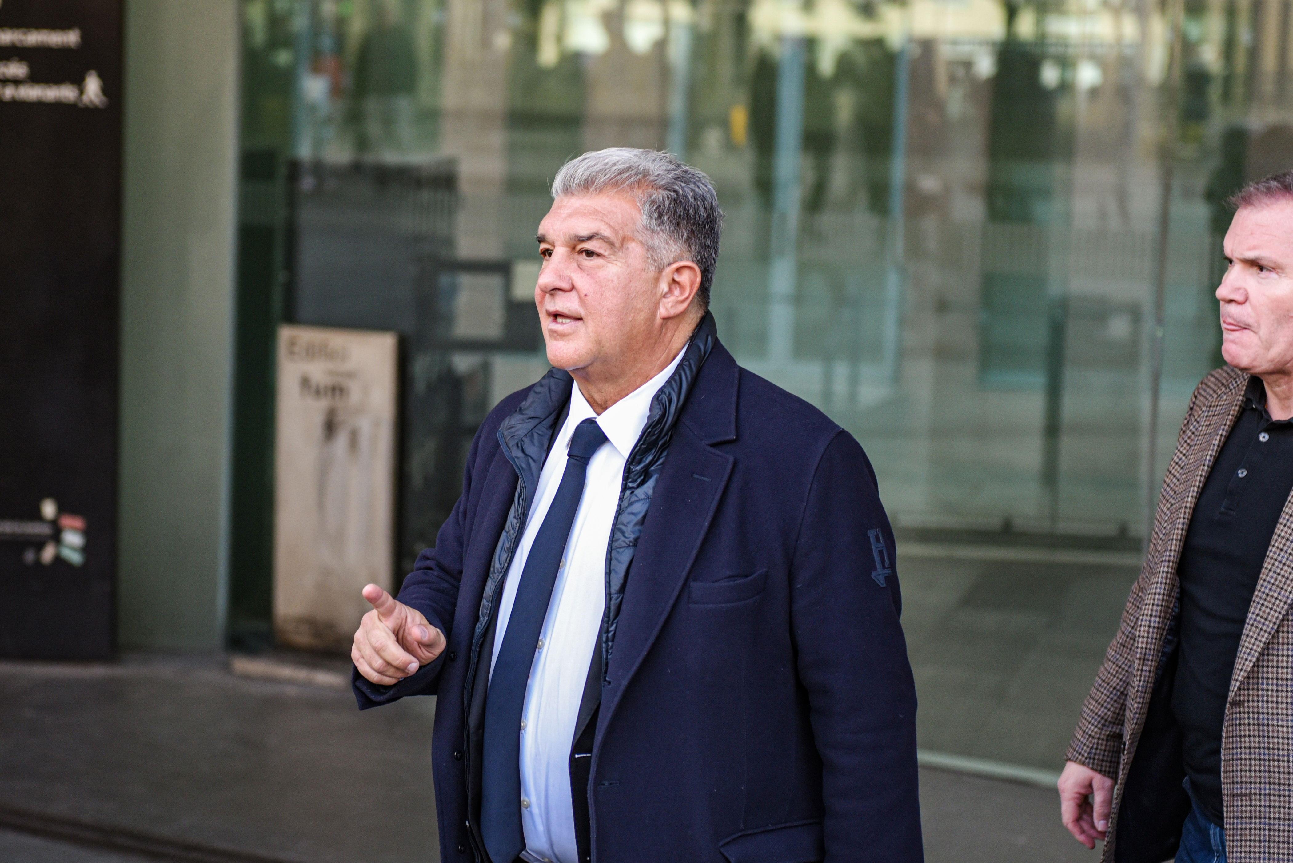 El presidente del Barcelona, ​​Joan Laporta, niega su implicación en el supuesto caso de fraude