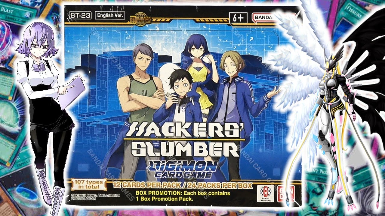 Opening the Digimon Hacker’s Slumber BT23 box card pulls and first ...