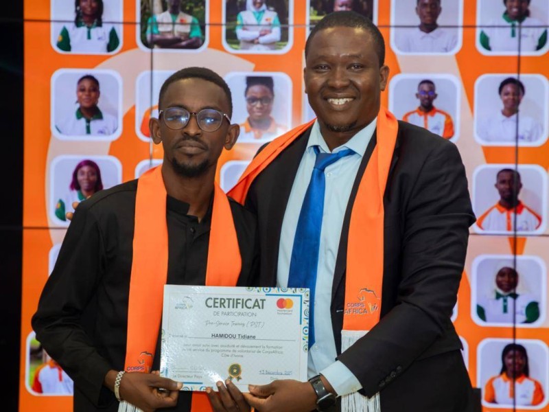 Volontariat/Corps Africa Côte d’Ivoire : La première cohorte prête serment