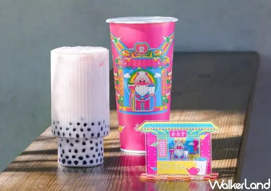 ▲茶湯會聯名神明杯以插畫呈現祝福意象，將民間信仰融入日常飲茶情境。
