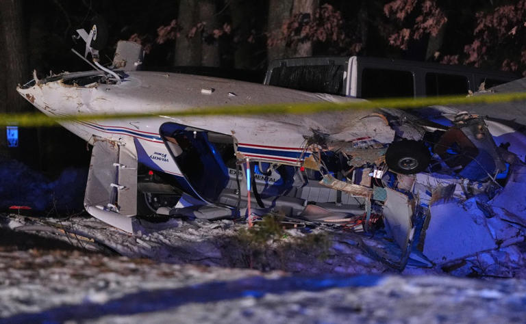 Small plane crashes into New Hampshire condominiums, pilot hospitalized