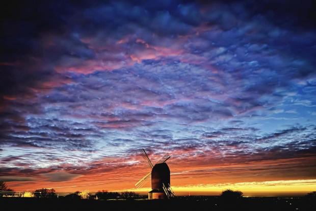 Dramatic sunset silhouette captured by Camera Club member