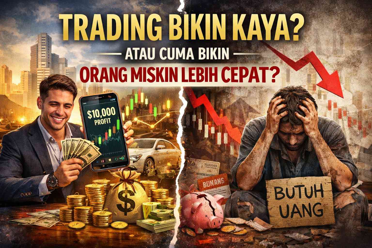 Trading Bisa Kaya, Atau Justru Membuat Orang Miskin Lebih Cepat?