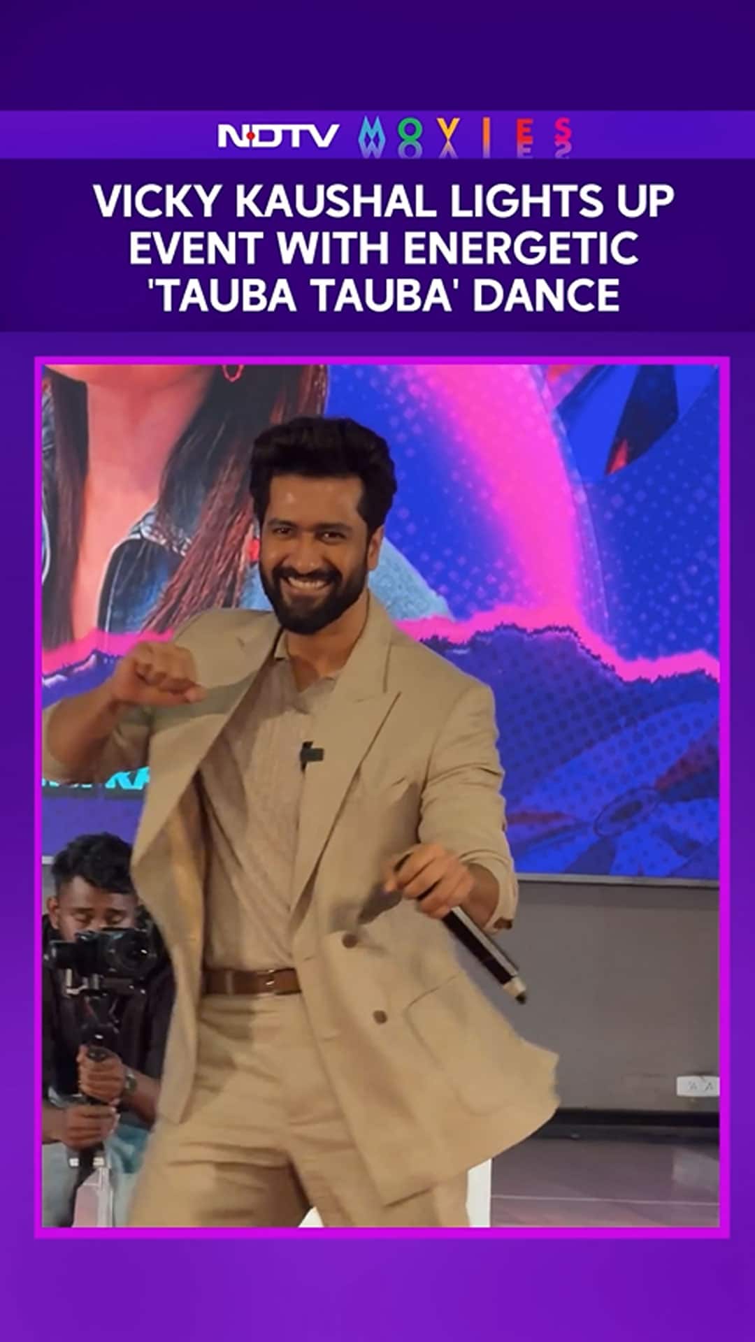 Vicky Kaushal lights up event with energetic 'Tauba Tauba' dance