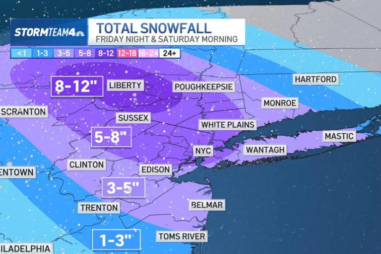 Parts of New York and New Jersey to see 8 inches of snow as white ...