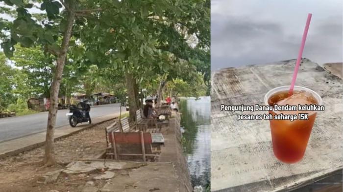Es Teh Viral Rp15 Ribu di Danau Dendam, Pemkot Bengkulu Tindak Lanjuti