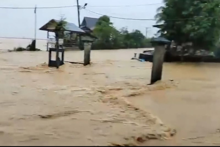 Banjir lagi-lagi guyur permukiman Pidie Jaya, belasan gampong terkena dampak