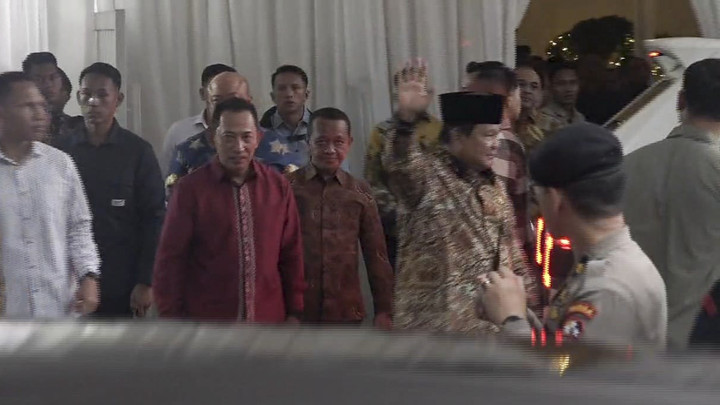 Prabowo Kunjungi Kapolri Saat Natal, Didampingi Didit dan Bahlil