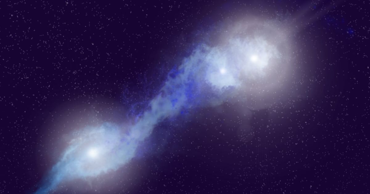 Astronomers confirm first triple system with actively feeding supermassive black holes<br>