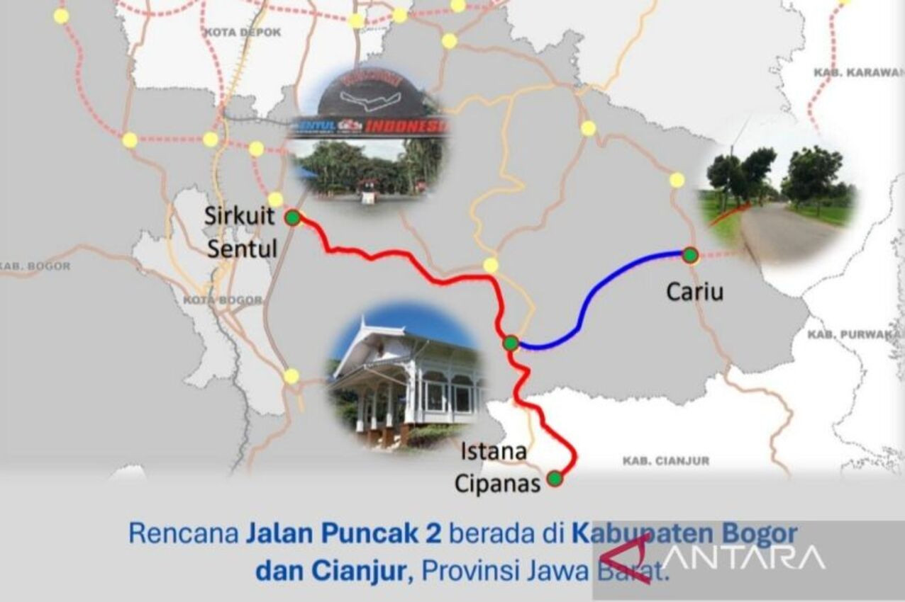 Pembangunan Jalan Puncak II Dilanjutkan Tahun Depan, Kurangi Kemacetan 50 Persen